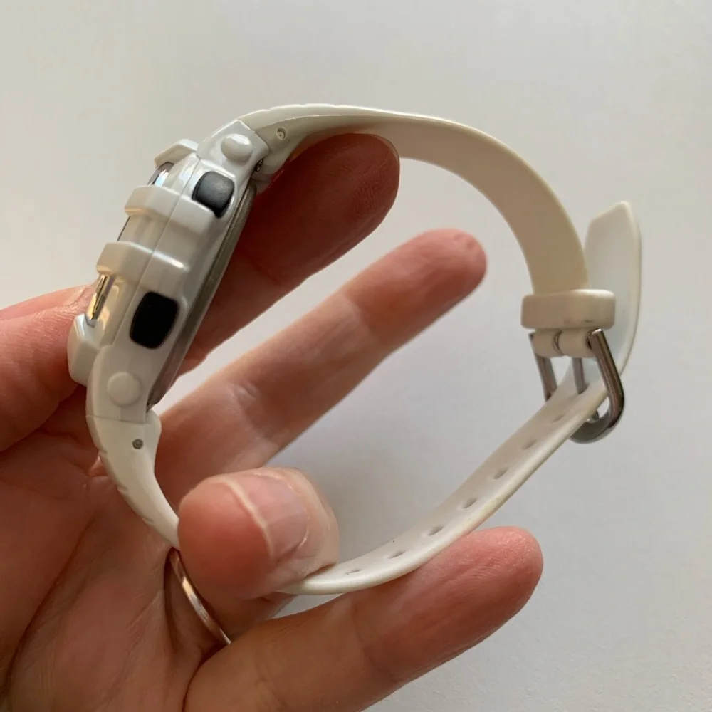 White Digital Sports Watch